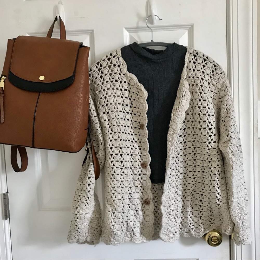 Vintage Hand Knit Cardigan